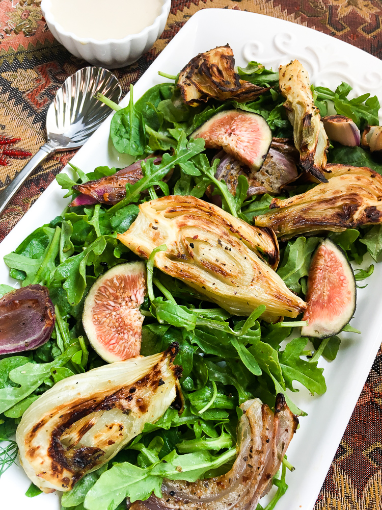 roasted fennel salad